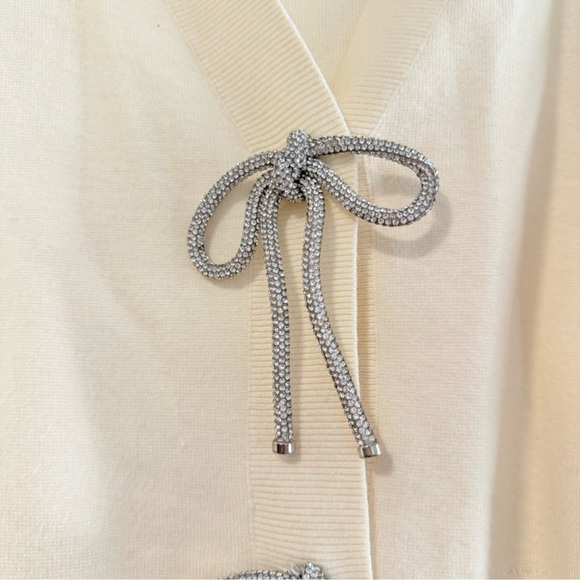 Express Cream Ribbon Sweater - Picture 3 of 3